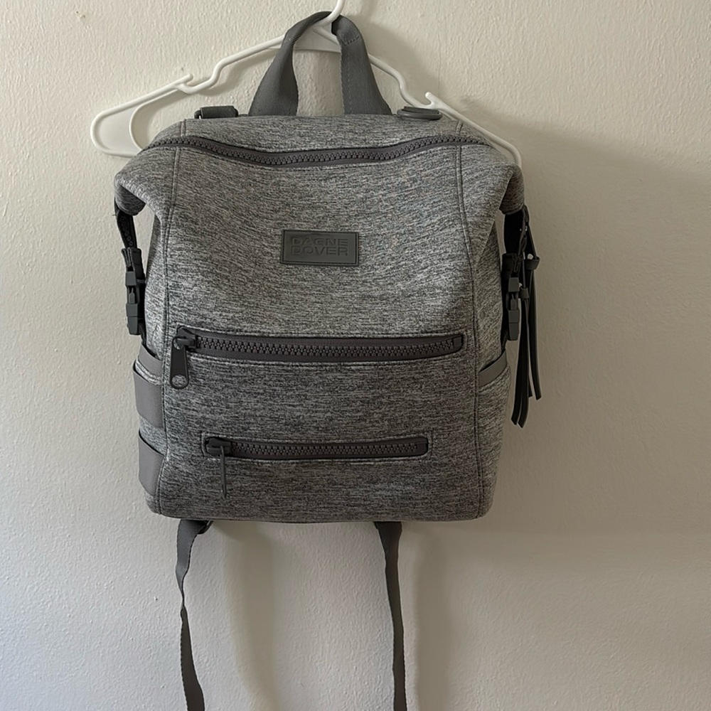 Dagne Dover Indi Diaper Backpack Bag Medium Heather Grey